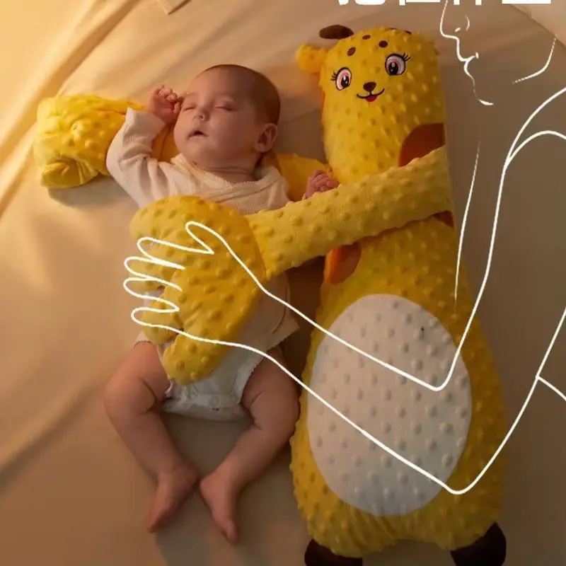 Oreiller apaisant pour bébé Big White Goose – Jouet en peluche intelligent pour aider au sommeil des nouveau-nés | – Image 5
