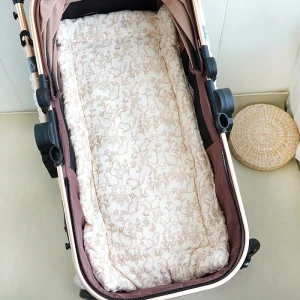 Coussin de siège pour poussette Cartoon Baby – Coussin en coton doux à 3 couches