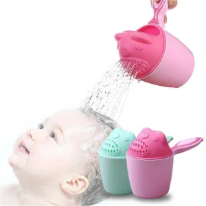 Baignoire bébé mignonne avec cascade et rinçage pour enfants