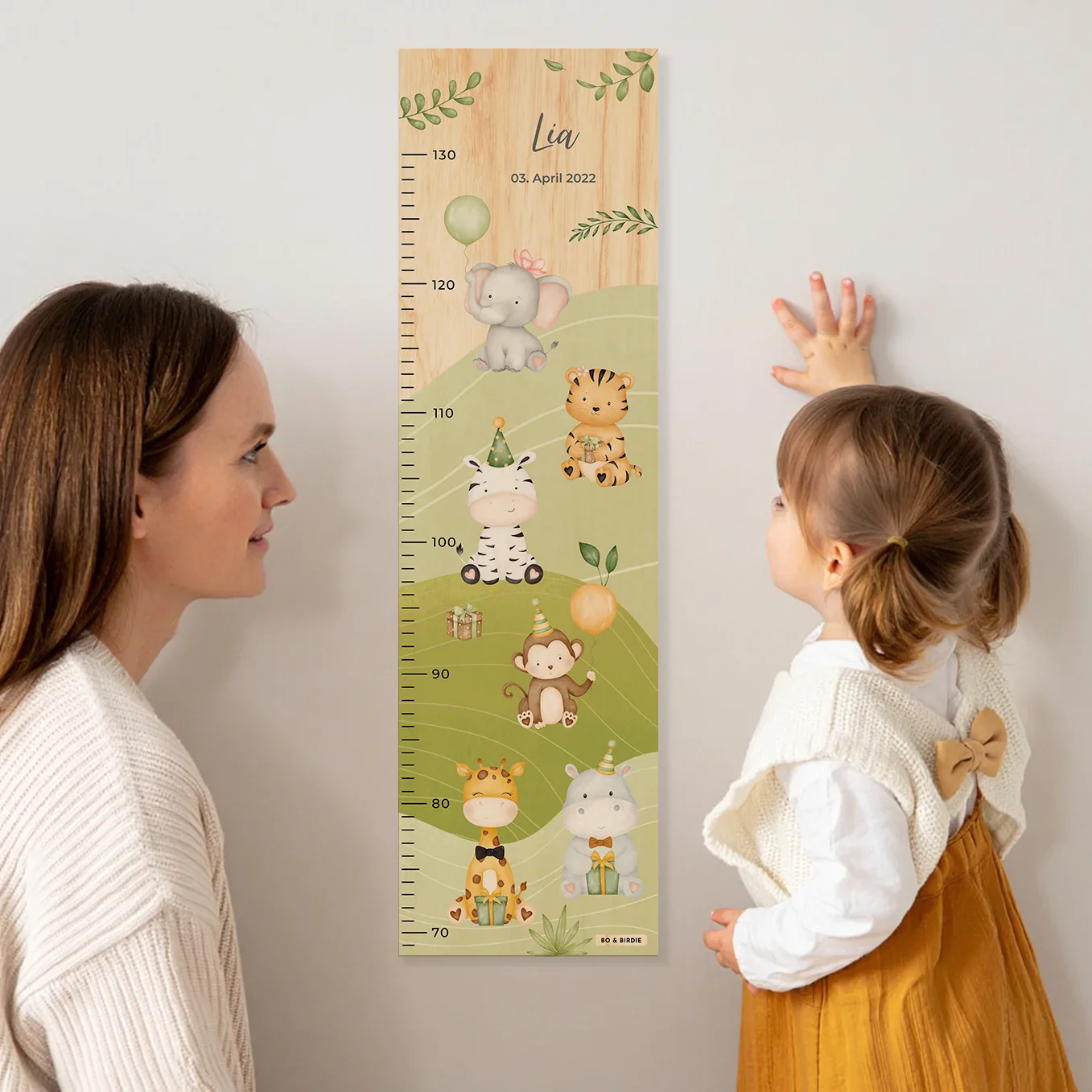 Toise à mesurer personnalisée "Animal Party" – Image 3
