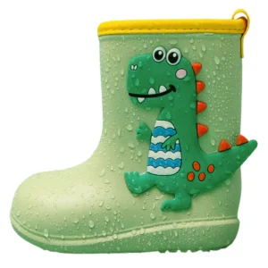 Bottes de pluie dinosaures 3D pour enfants