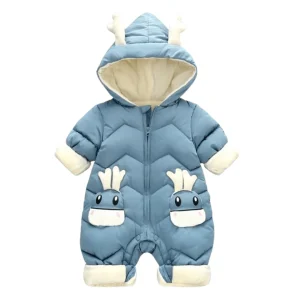 Combinaison parka imperméable à capuche pour bébé Elk Toon