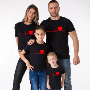Tenue familiale assortie Heart Beat