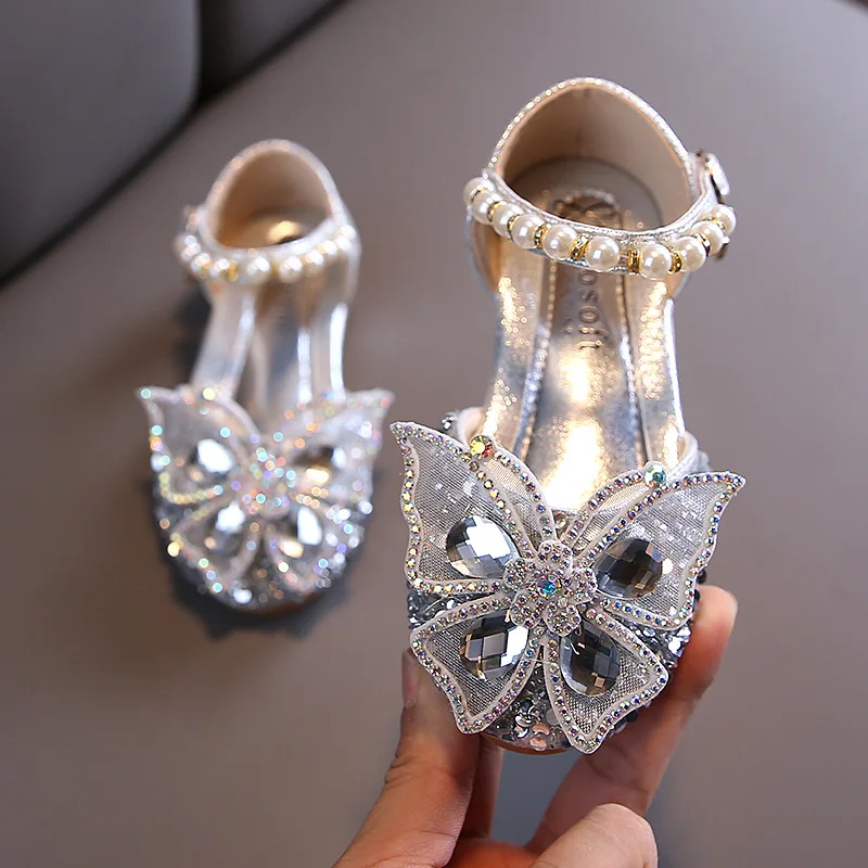 Chaussures de princesse à nœud en dentelle - Chaussures de mariage pour filles – Image 2