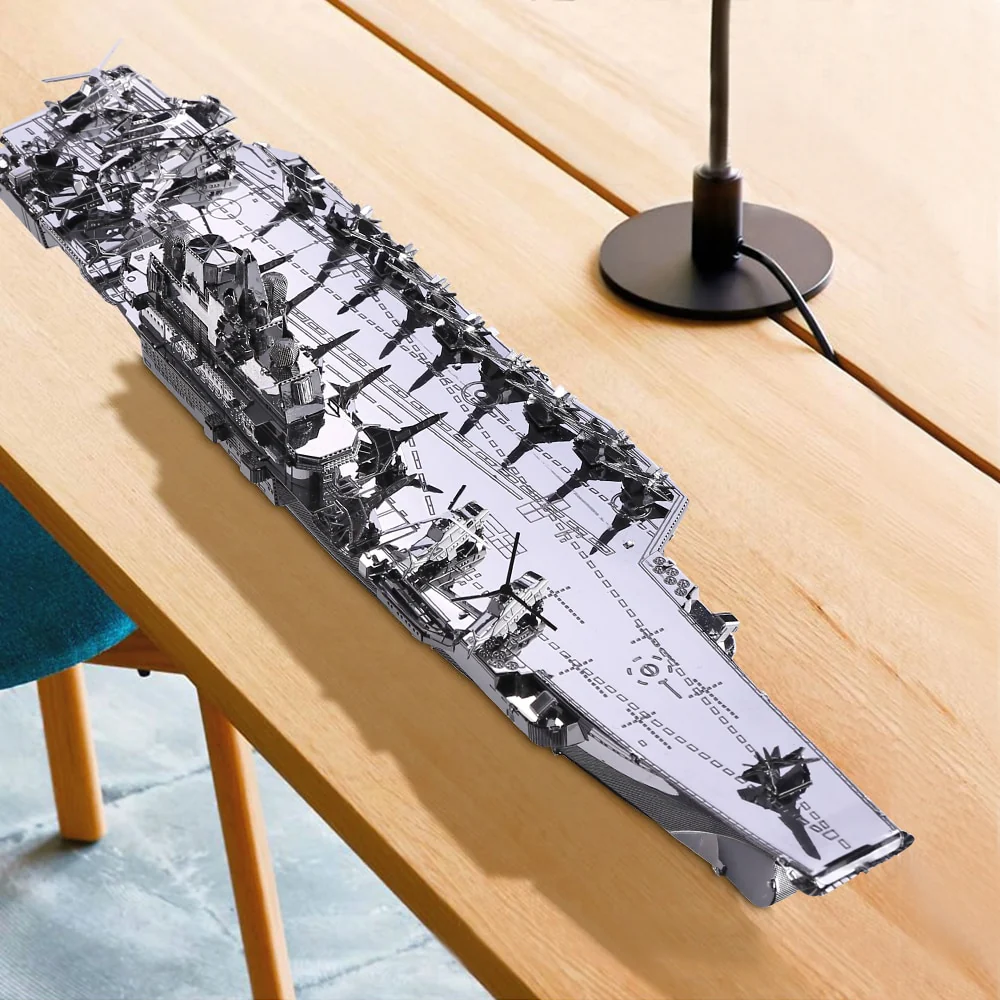 Puzzle 3D en métal | Cuirassé Liaoning | Jouets éducatifs – Image 3