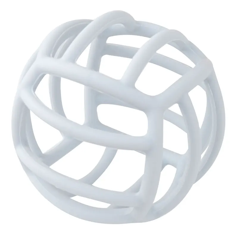 Boule de dentition colorée en silicone : jouet pour bébé sûr et facile à nettoyer – Image 7