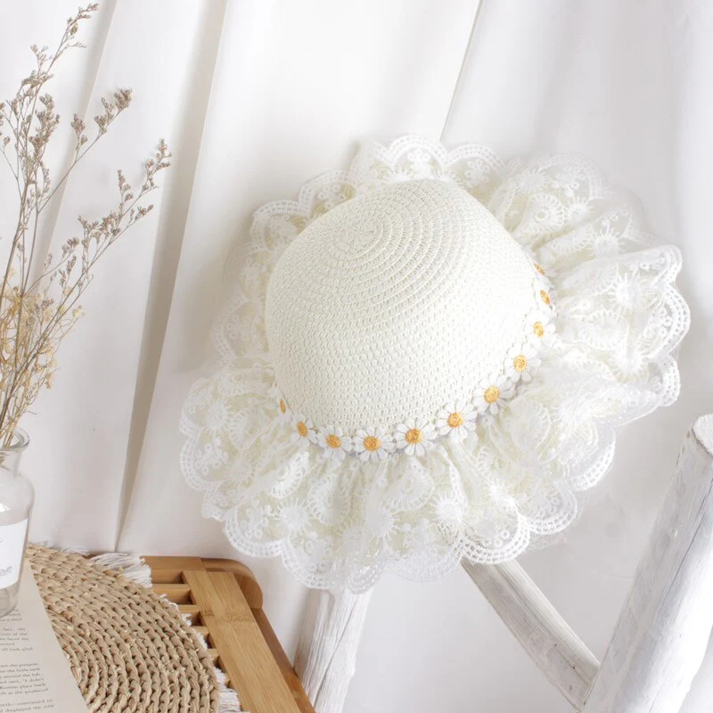 Chapeau de paille tournesol pour enfants – Image 6