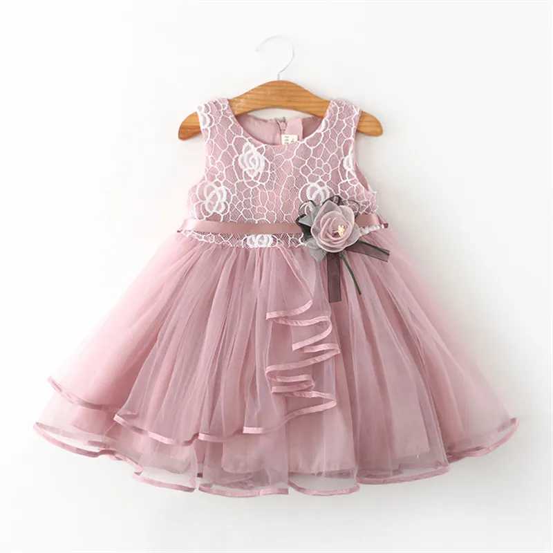 Robe fleurie pour bébé fille : costume tutu de princesse décontracté – Image 4