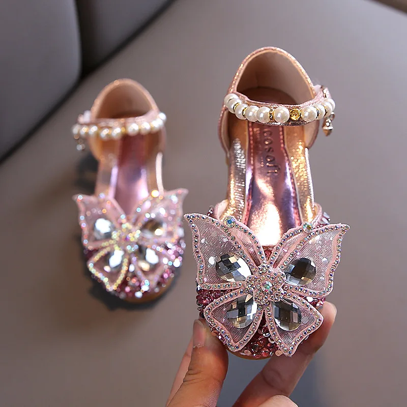 Chaussures de princesse à nœud en dentelle - Chaussures de mariage pour filles – Image 8