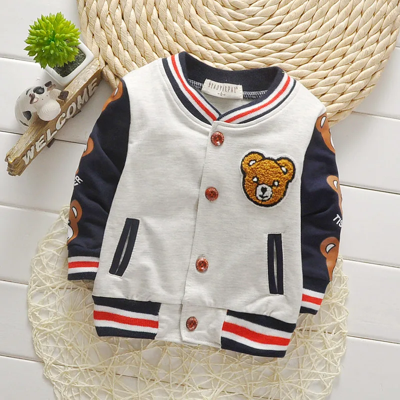 Veste en coton à imprimé dessin animé pour les tout-petits tendance – Mode sportive pour chaque saison – Image 5