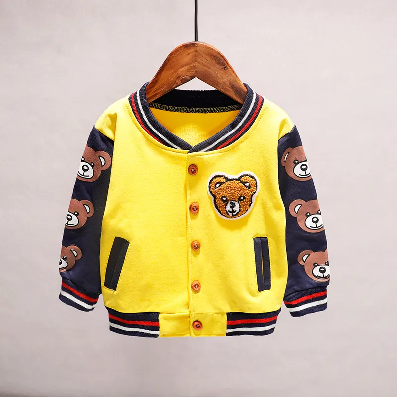 Veste en coton à imprimé dessin animé pour les tout-petits tendance – Mode sportive pour chaque saison – Image 3