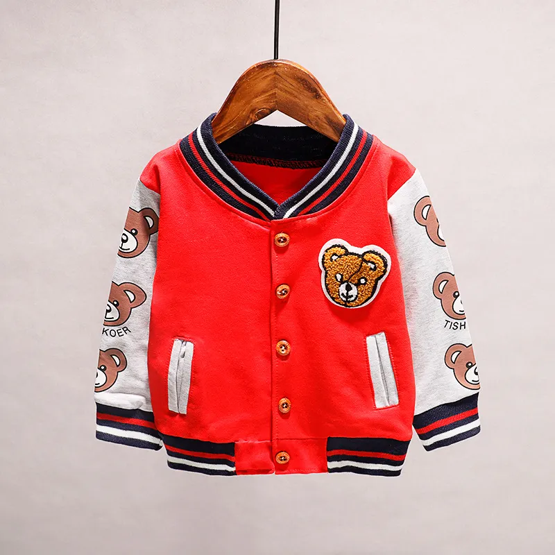 Veste en coton à imprimé dessin animé pour les tout-petits tendance – Mode sportive pour chaque saison – Image 4