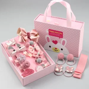 Ensemble de 18 bandeaux de princesse - Accessoires pour cheveux à gros nœud et fleurs