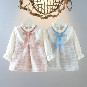 Robes vintage - Mode printemps/automne pour filles (6 mois à 3 ans)