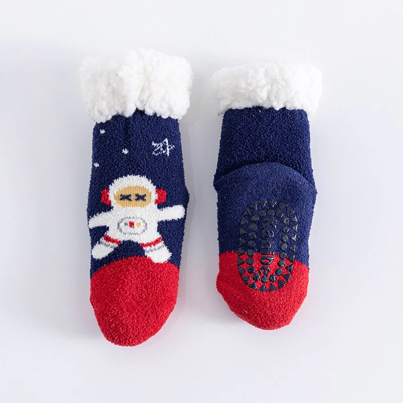 Chaussettes bébé antidérapantes épaisses et chaudes – Image 7