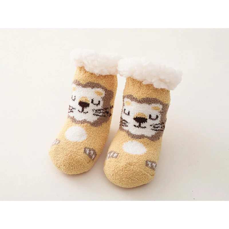 Chaussettes en coton épais avec de jolis motifs pour bébé – Image 7