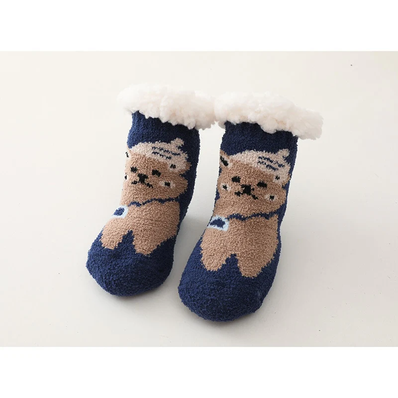 Chaussettes en coton épais avec de jolis motifs pour bébé – Image 4
