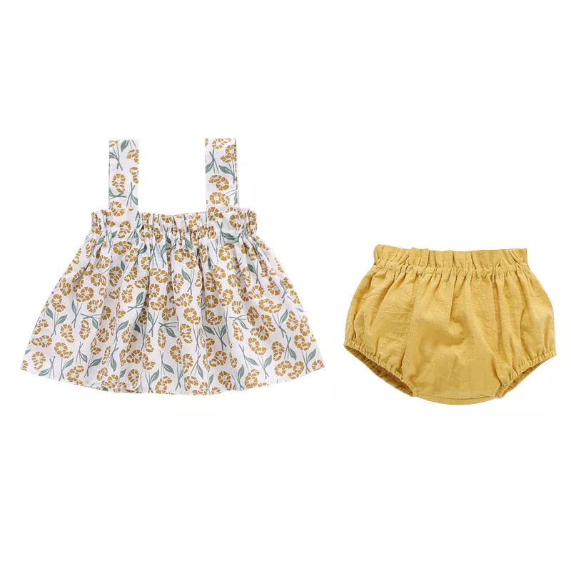 Ensemble mini-robe d'été pour nouveau-né fille – Image 7