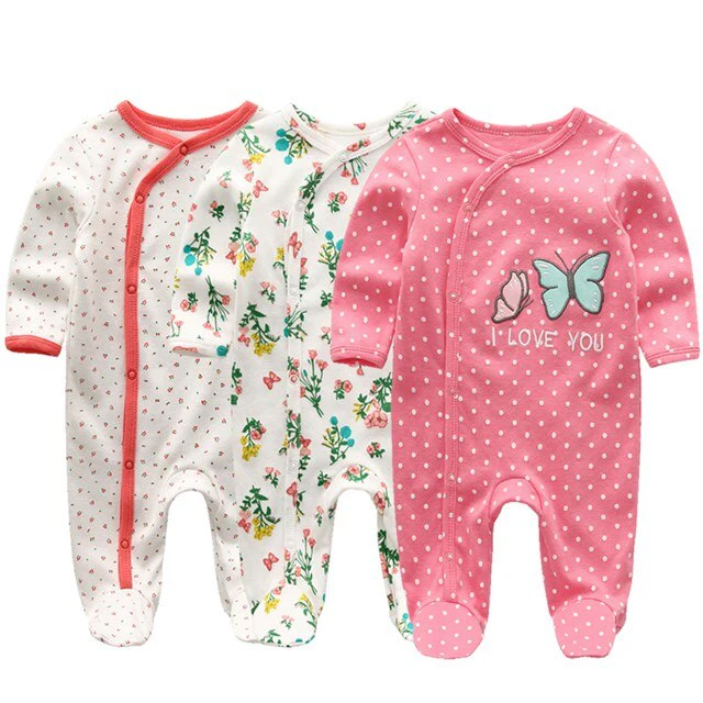 Lot de 3 combinaisons à manches longues pour bébé garçon – Image 6
