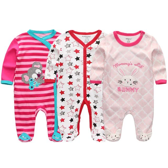 Lot de 3 combinaisons à manches longues pour bébé garçon – Image 9