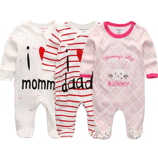 Lot de 3 combinaisons à manches longues pour bébé garçon – Image 8