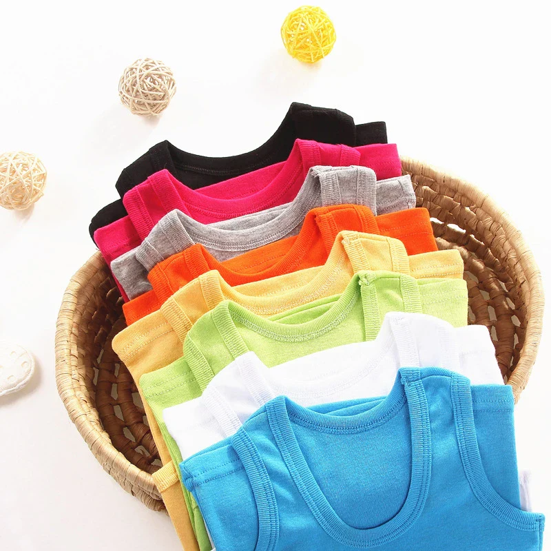 Débardeurs en coton pour enfants – Respirants et colorés, pour un confort quotidien ! – Image 3