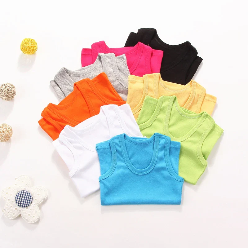 Débardeurs en coton pour enfants – Respirants et colorés, pour un confort quotidien ! – Image 4