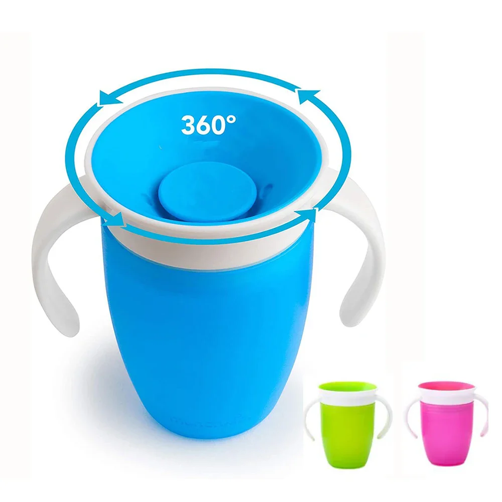 Gobelet d'apprentissage Magic 360° pour bébé – 240 ml | Anti-fuite et facile à utiliser – Image 2