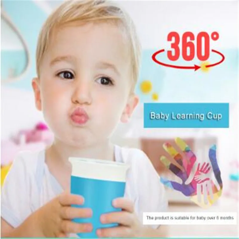 Gobelet d'apprentissage Magic 360° pour bébé – 240 ml | Anti-fuite et facile à utiliser – Image 3