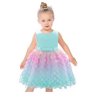 Robe de soirée princesse bébé inspirée de la sirène