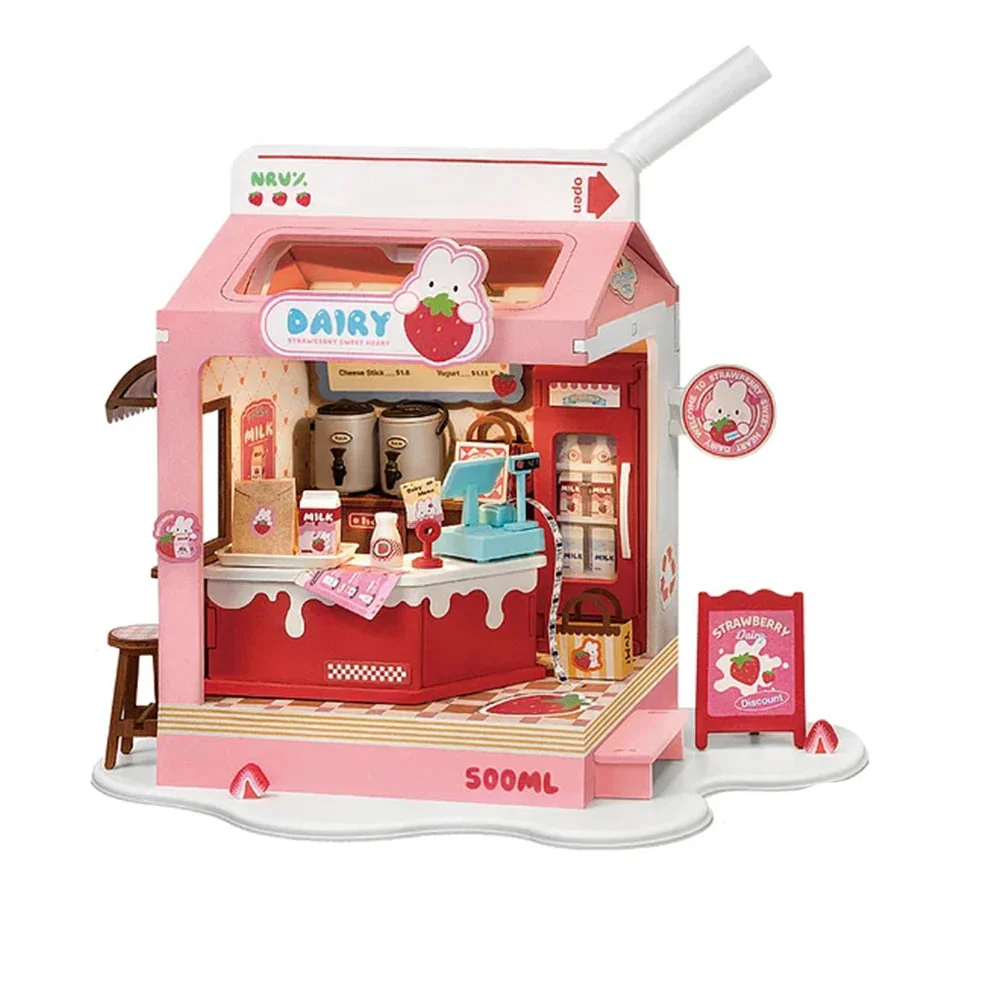 Boulangerie miniature DIY pour maison de poupée avec éclairage LED – Image 8