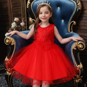 Robe de soirée de demoiselle d'honneur de mariage à plusieurs couches avec haut en maille perlée