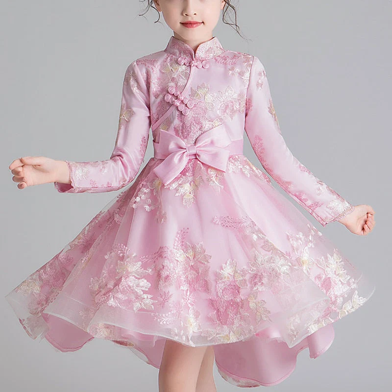 Robe de cocktail princesse brodée – Image 3