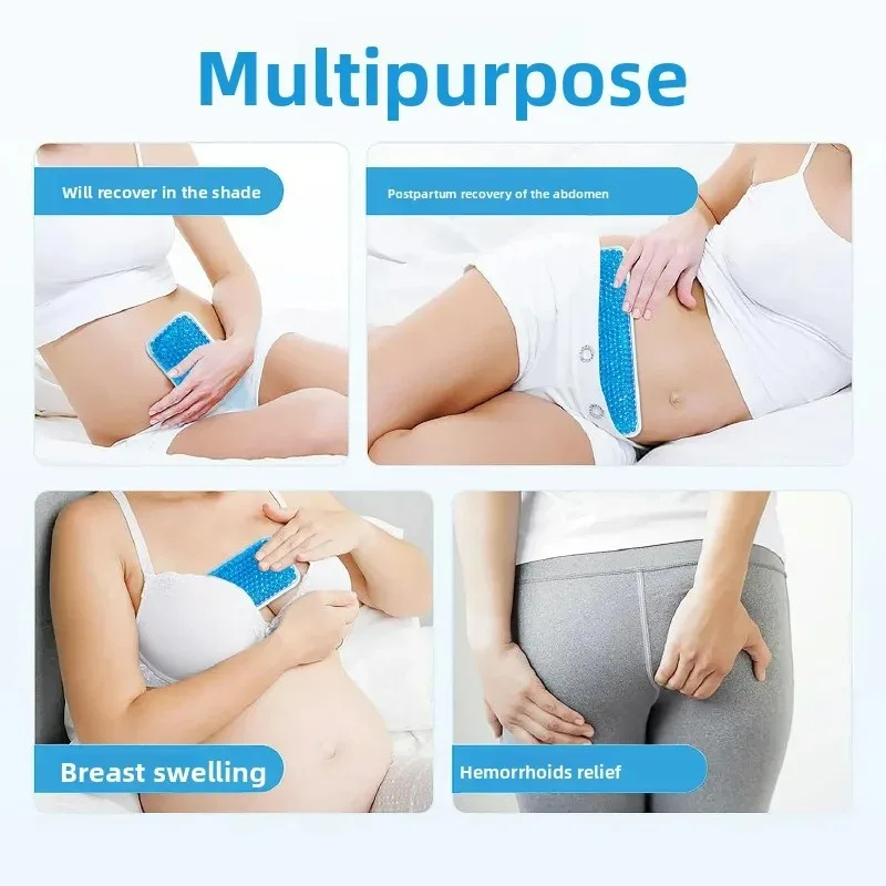 Compresse périnéale chaude et froide – Coussin de glace et de chaleur post-partum réutilisable pour la récupération et le soulagement de la douleur – Image 3