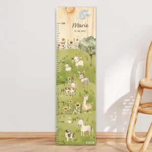 Toise à mesurer personnalisée "Ferme"