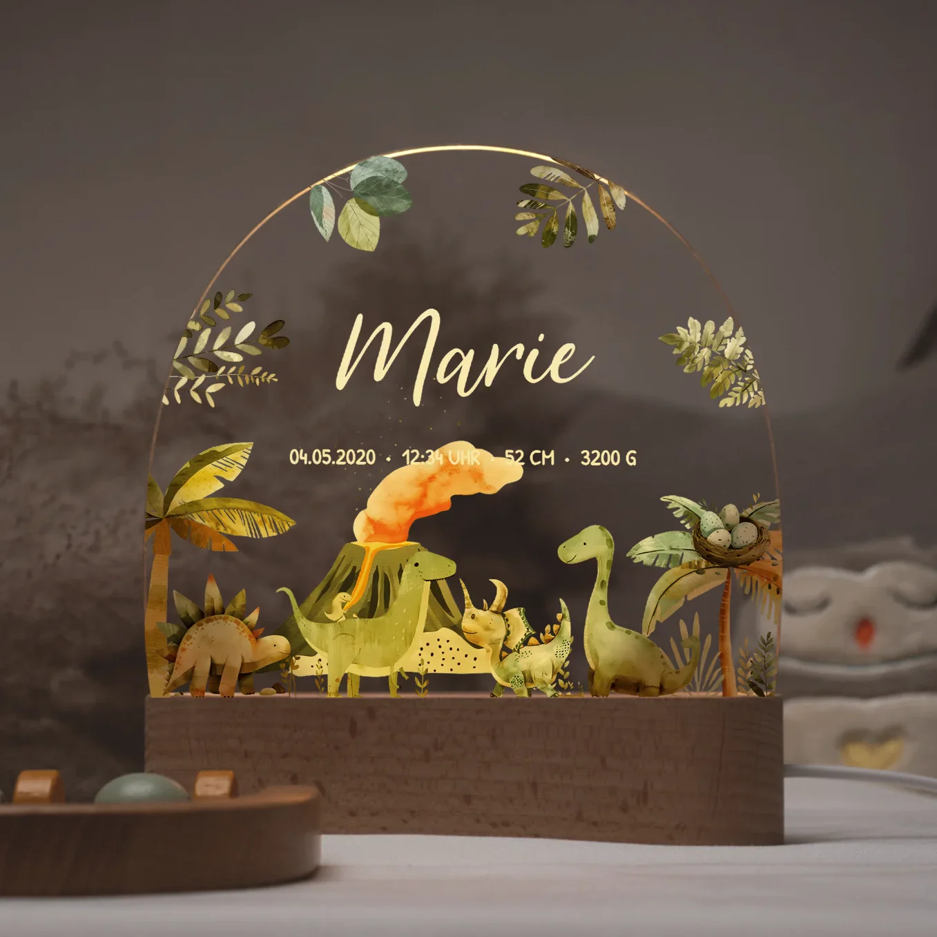 Veilleuse personnalisée "Dinosaure" – Image 9