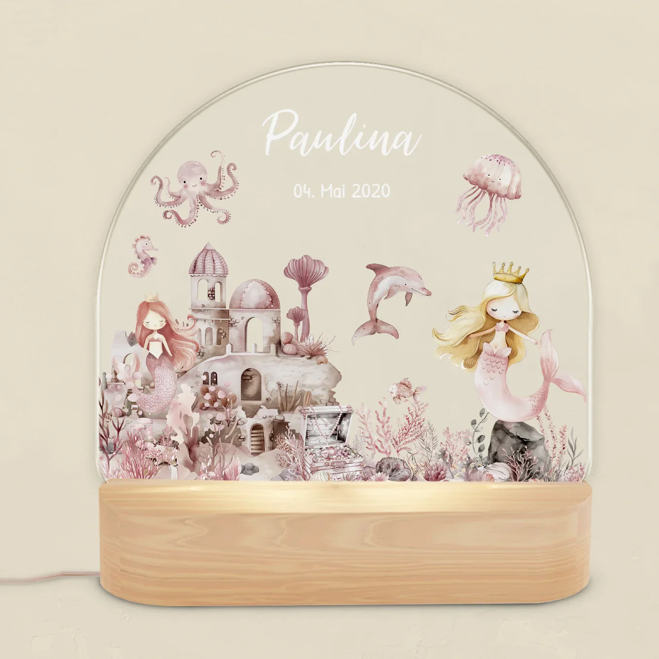 Veilleuse personnalisée "Sirène" – Image 4