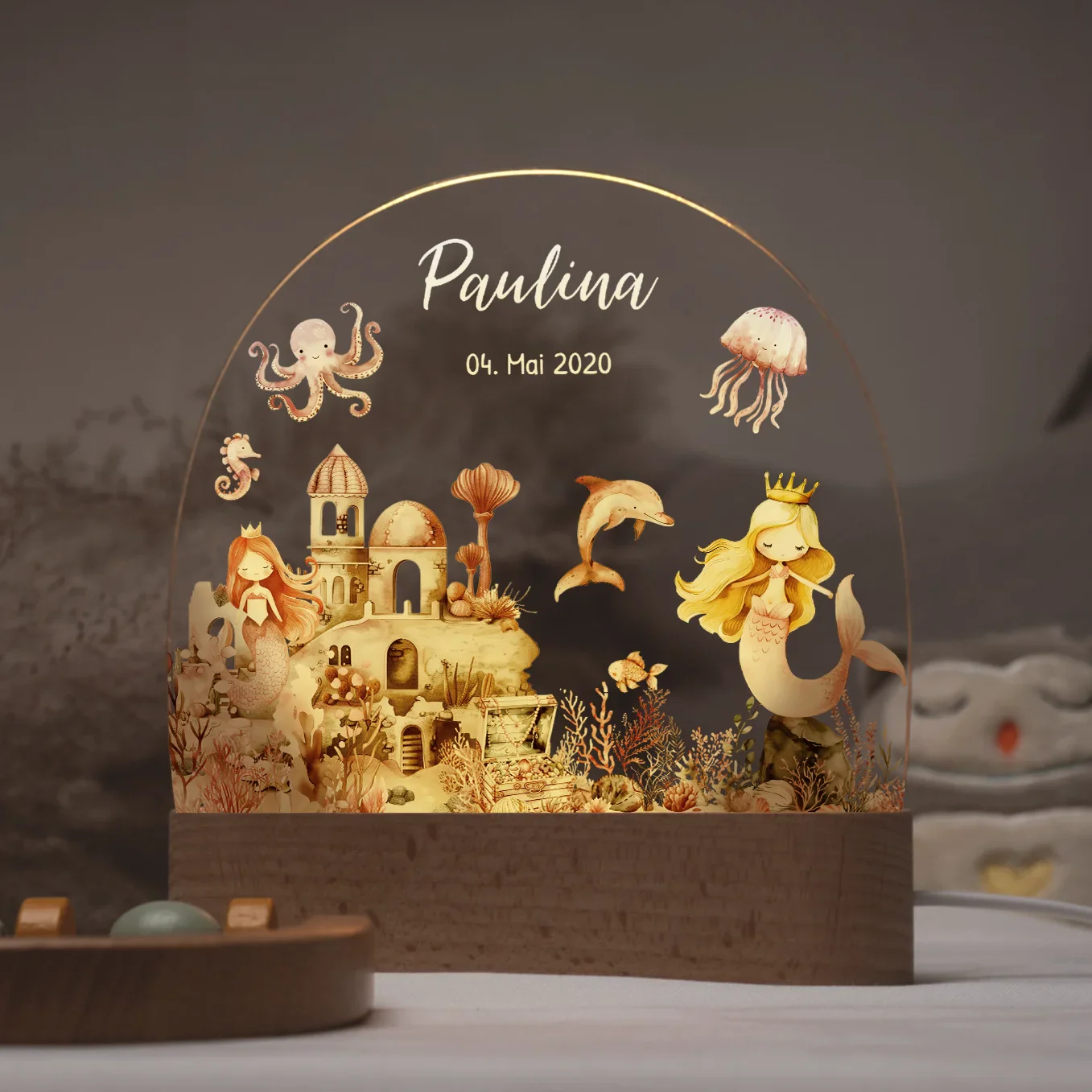 Veilleuse personnalisée "Sirène" – Image 8