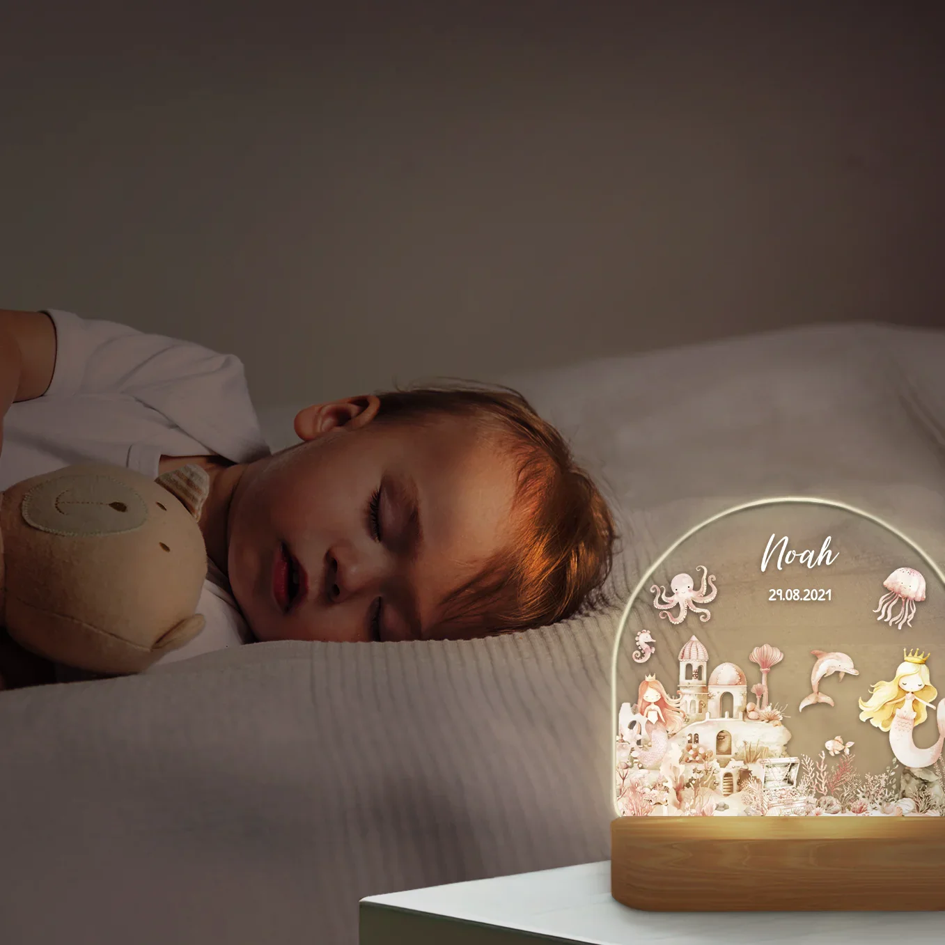 Veilleuse personnalisée "Sirène" – Image 9