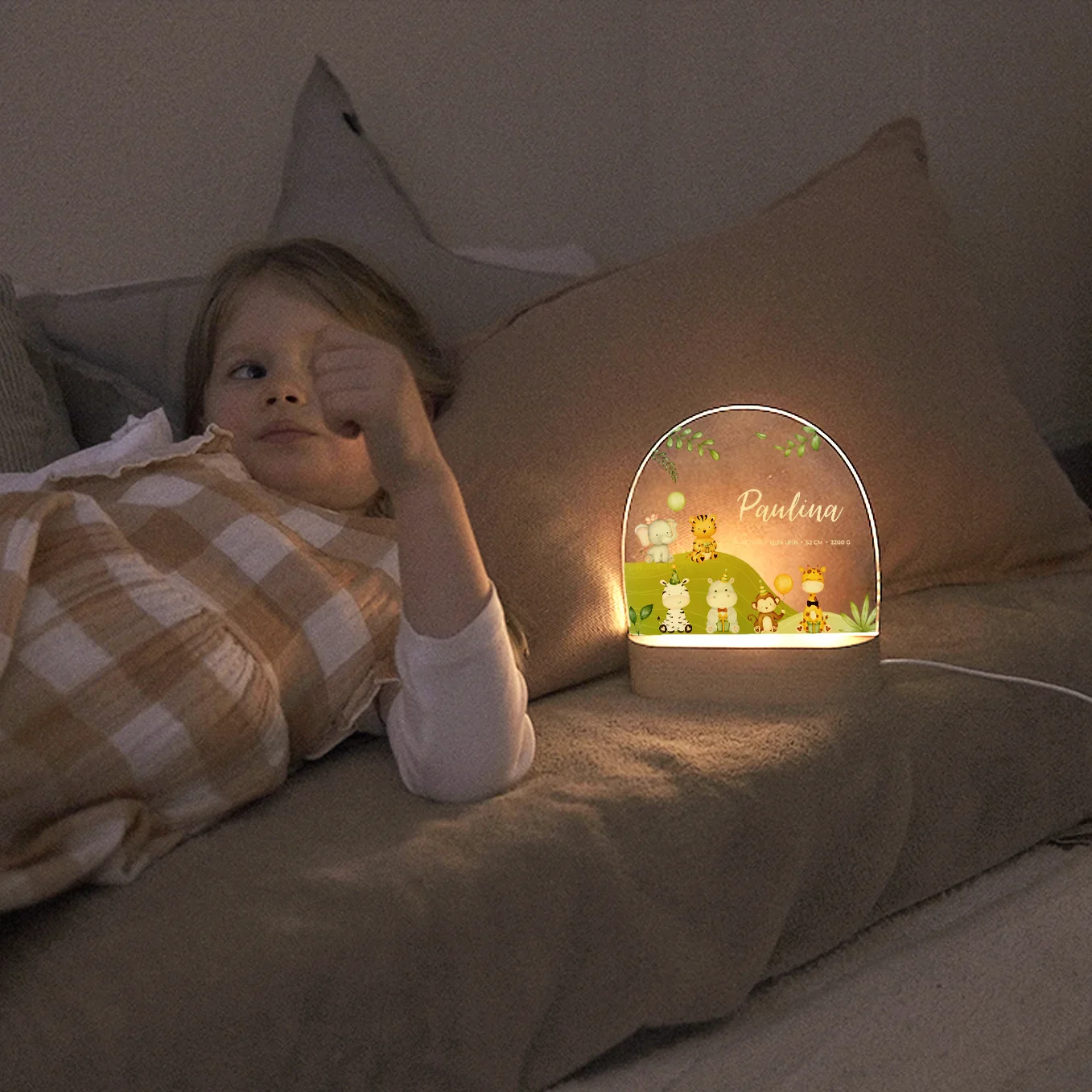 Veilleuse personnalisée "Animal Party" – Image 5