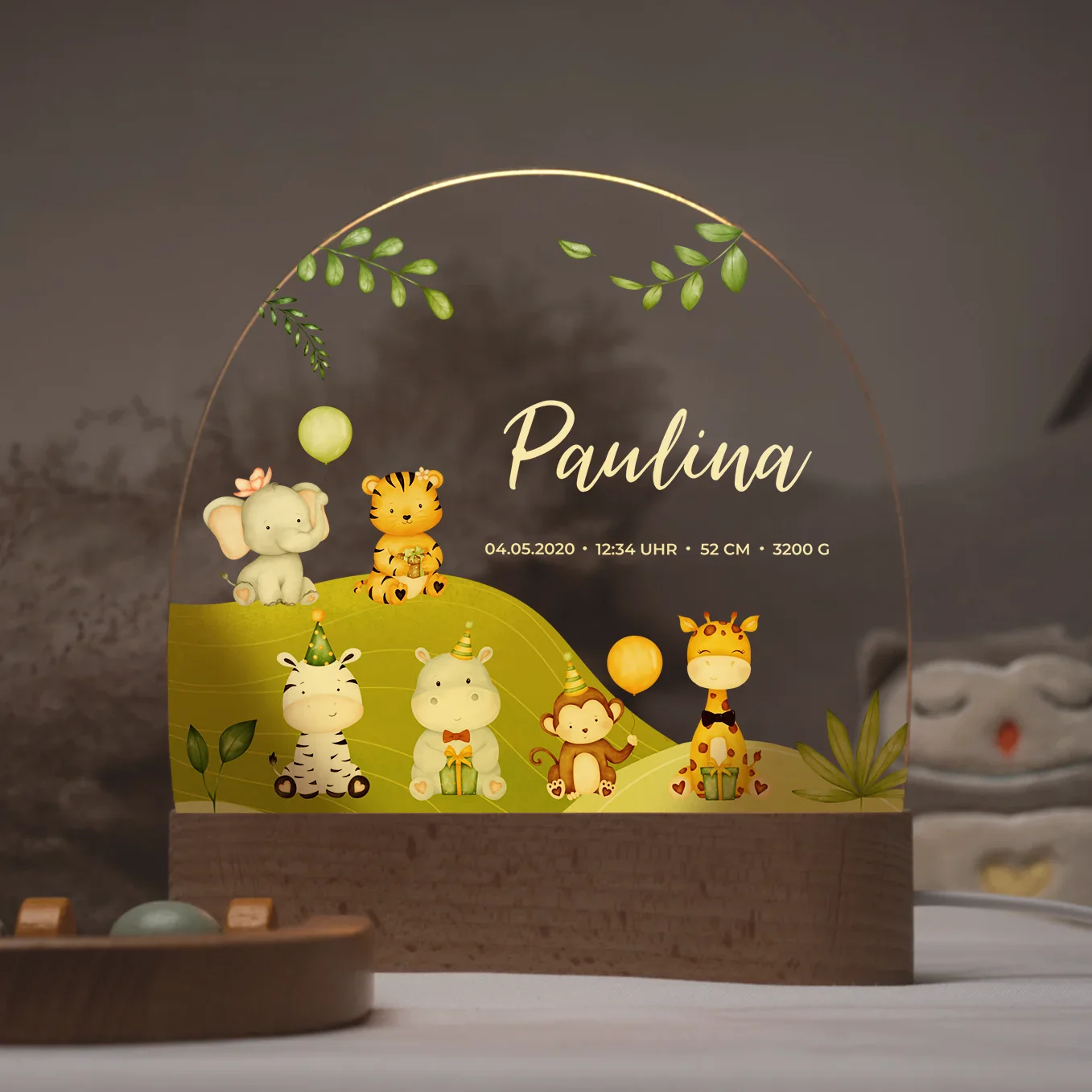 Veilleuse personnalisée "Animal Party" – Image 7