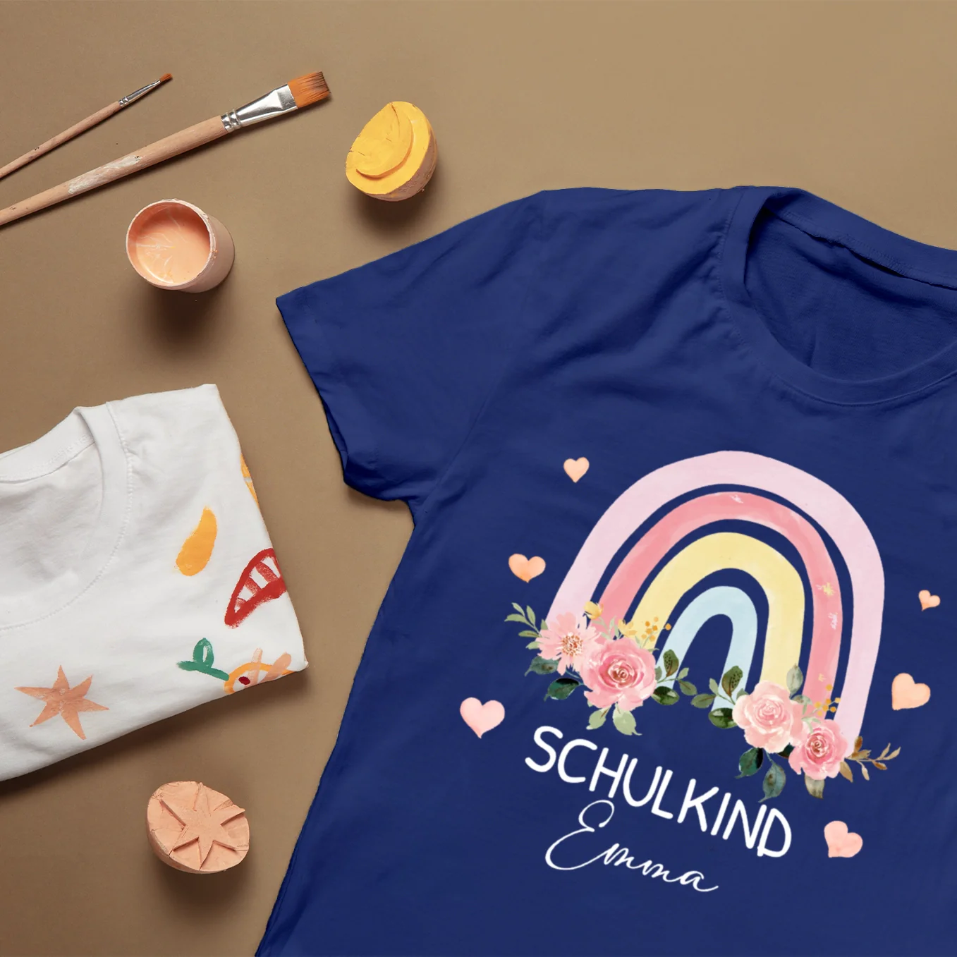 T-shirt personnalisé "Arc-en-ciel" – Image 2