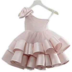 Robe de soirée vintage à épaules dénudées pour filles