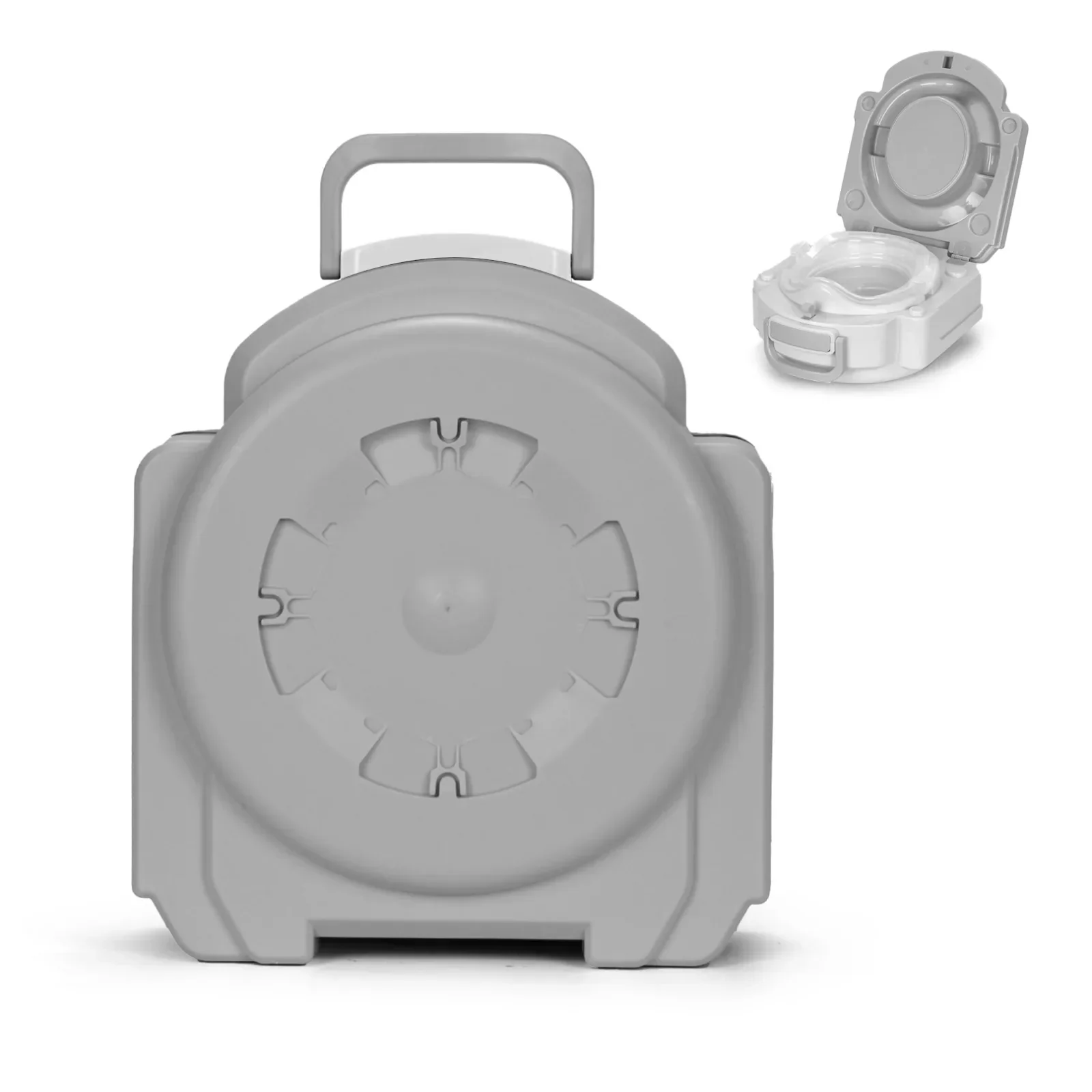 Potty de voyage anti-fuite pour tout-petits - Portable, double joint, avec poignée de transport facile et construction durable