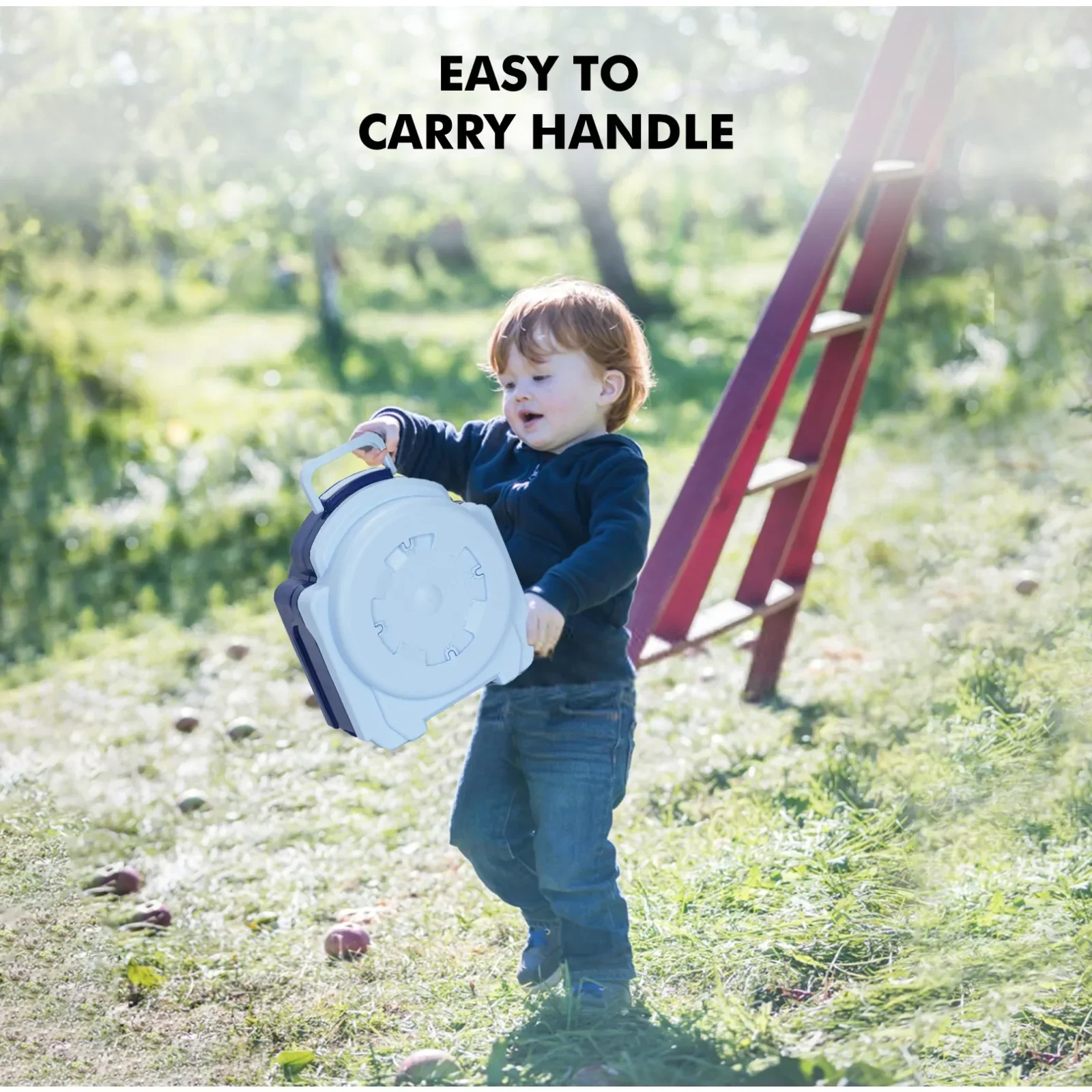 Potty de voyage anti-fuite pour tout-petits - Portable, double joint, avec poignée de transport facile et construction durable – Image 2