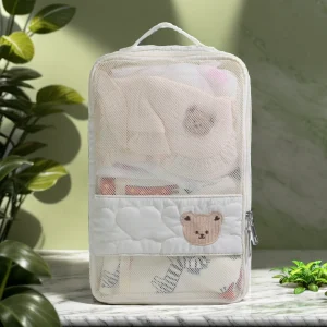 Sac à langer de voyage portable – Organiseur étanche pour vêtements de bébé et affaires de toilette | Petit sac pour maman