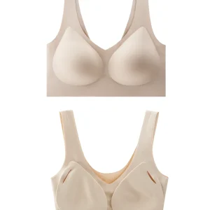 Soutien-gorge push-up sans coutures pré-grossesse – Soutien-gorge de sport et de nuit ultra-fin, sans armatures et confortable