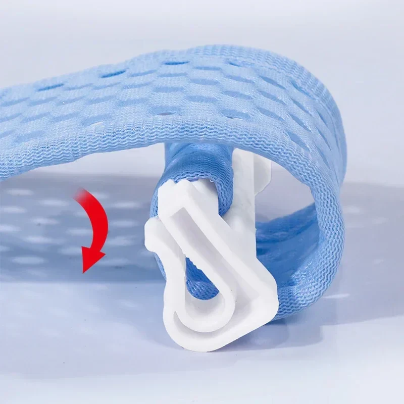 Filet de bain pour bébé haut de gamme | Coussin de bain réglable en forme de croix pour nouveau-né | Siège-berceau antidérapant en maille pour baignoires pour bébé – 4 coloris disponibles (rose, vert, bleu, étoile blanche) – Image 5