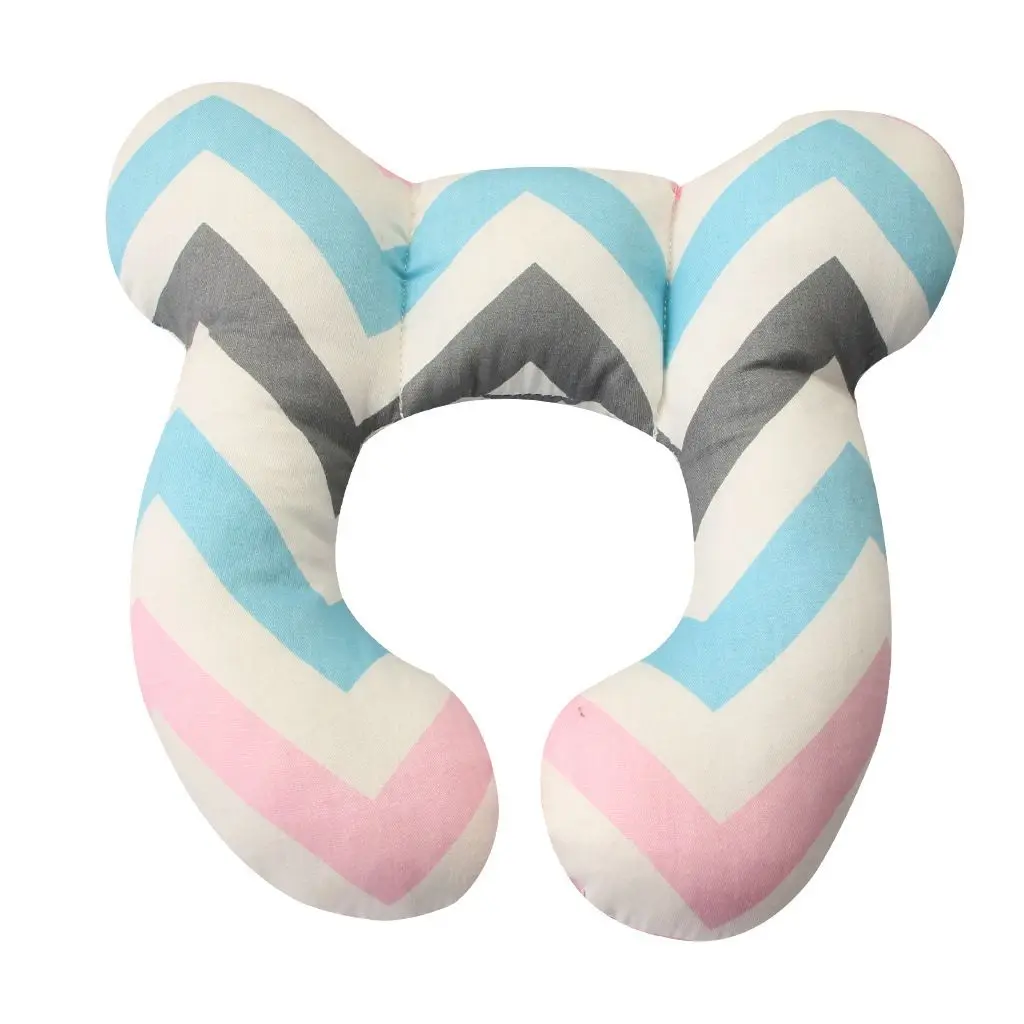 Coussin de protection en U pour la tête et le cou de bébé — Coussin de voyage doux pour sièges auto et poussettes | 25 × 23 cm (9,8 × 9,1 po) – Image 7