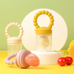 Sucette à fruits – Sac en filet de silicone pour le plaisir des poussées dentaires de bébé